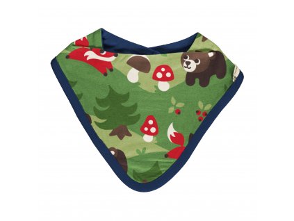 Dribble Bib Velour FOREST