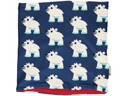 Scarf Tube Velour POLAR BEAR