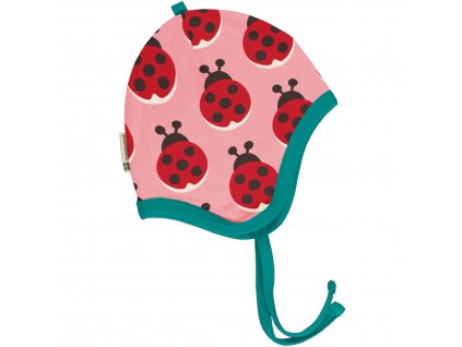 Hat Helmet Velour LADYBUG