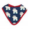 Dribble Bib Velour POLAR BEAR