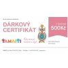 Dárkový certifikát 500Kč