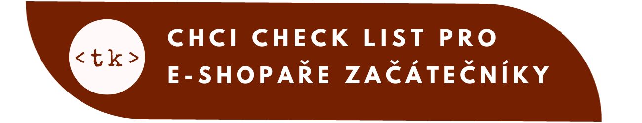 Stáhnout si check list pro e-shopaře začátečníky