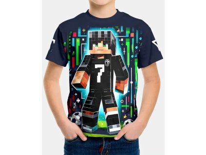 Minecraft styl tričko