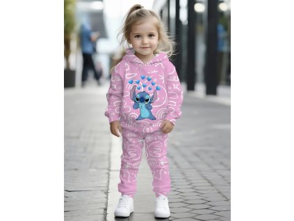 STITCH souprava - světle růžová