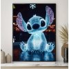 Svítící 5D diamantování 30x40 - Stitch