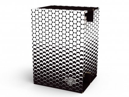 Carton Cajon Black White Dots 1