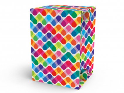Carton Cajon Colored Stripes 1