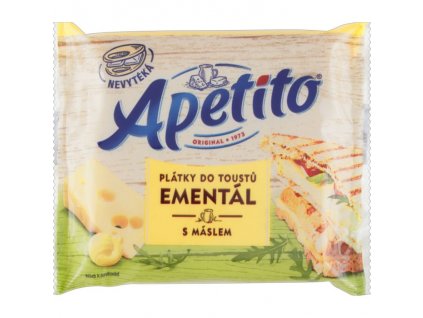Apetito sýr do toustů 130g Ementál plátky