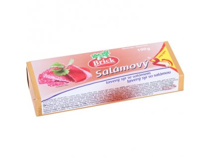 Brick tavený sýr 100g se salámem bloček