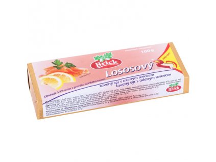 Brick tavený sýr 100g se uzeným lososem bloček