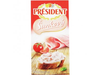 President Tavený sýr 150g šunkový