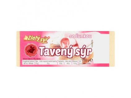 Zlatý sýr tavený sýr 100g se šunkou