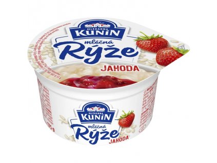 Kunín mléčná rýže 175g jahoda
