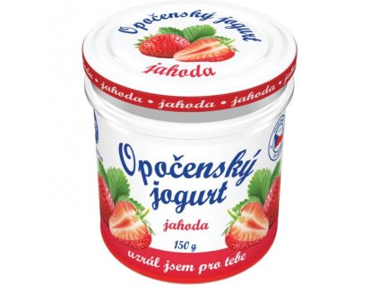 Bohemilk opočenský jogurt 150g jahoda