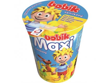 Bobík MAXI smetanový krém 130g vanilkový