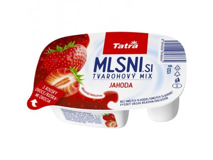 Mlsni.si tvarohový 133g jahoda