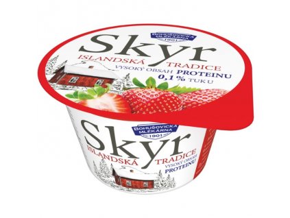 Skyr 130g jahoda 0,1%