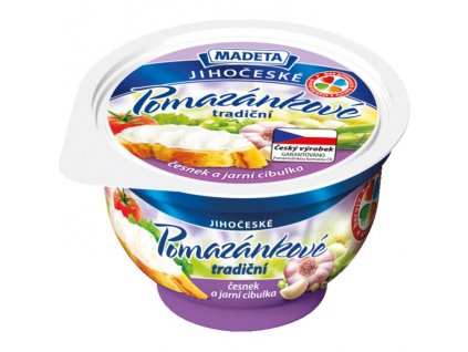 Madeta pomazánkové tradiční 150g česnek a jarní cibulka