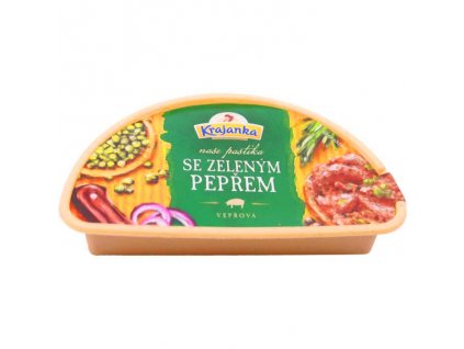 Krajanka paštika 100g zelené pepř