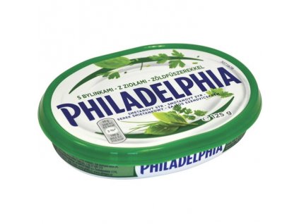 Philadelphia termizovaný smetanový sýr 125g s bylinkami 23,5%