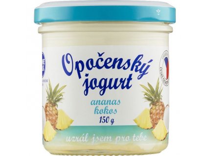 Bohemilk opočenský jogurt 150g ananas-kokos