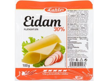 Laktos Eidam 100g 30% plátky