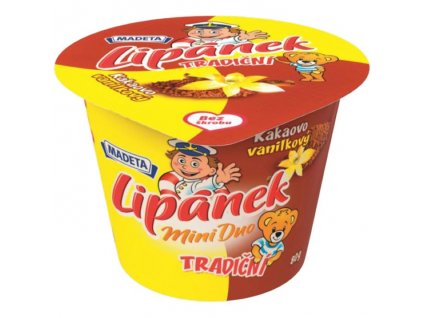 Madeta Lipánek DUO 80g vanilka a kakao