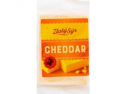 Zlatý sýr Cheddar 50% 200g bloček