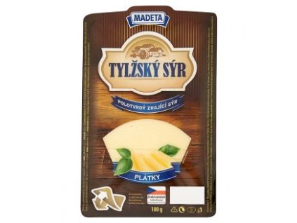 Madeta Tylžský sýr 100g 45% plátky