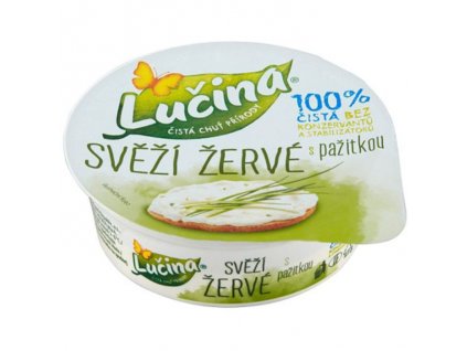 Lučina Svěží Žervé 80g s pažitkou