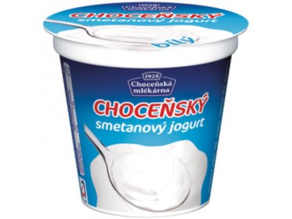 Choceňský jogurt 150g smetanový 10% bílý