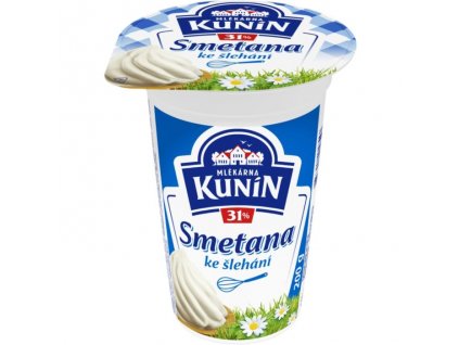 Kunín Smetana ke šlehání 200g 31%