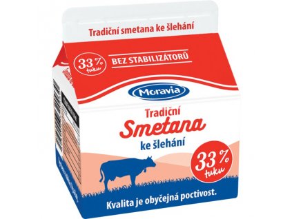 Moravia čerstvá smetana 33% 250ml ke šlehání