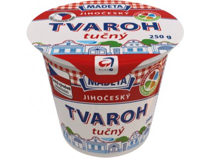 Madeta Jihočeský tvaroh 250g tučný 38%