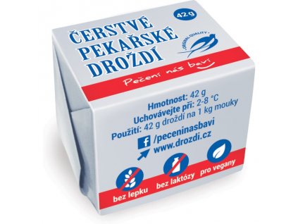 Pekařské droždí 42g čerstvé