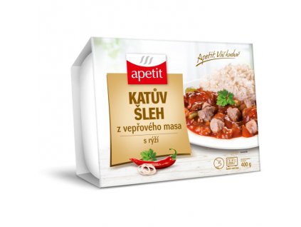 Apetit katův šleh 400g z vepřového masa, rýže