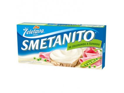 Smetanito 150g se zeleninou a šunkou