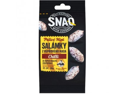 Kostelecké Snaq salámky 60g chilli