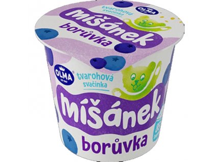 Olma tvarohový 90g borůvkový MÍŠÁNEK