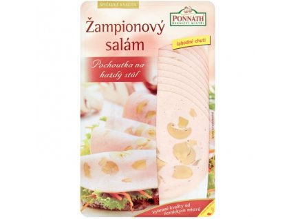 Ponnath salám 100g Žampionový krájený