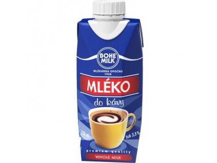Bohemilk mléko 330ml do kávy 3,5%