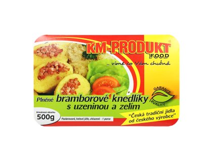 Plněné bramborové knedlíky 500g se zelím KM PRODUKT
