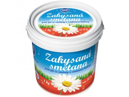 Bohemilk zakysaná smetana 1kg 16 %