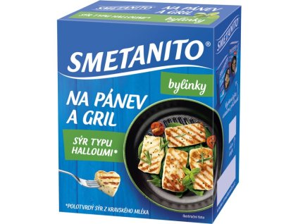 Smetanito sýr na gril 200g na pánev bylinky