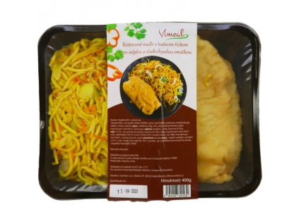 Vimeal restované nudle 400g s kuřecím řízkem po asijsku