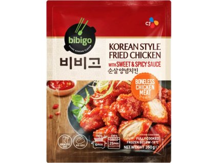 BIBIGO Korean Style Fried Chicken with Sweet and Spicy sauce 350g