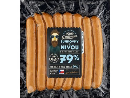 Láďa Grileman klobásky 340g Šunkovy s nivou