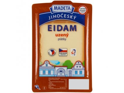 Madeta Jihočeský Eidam 100g plátky uzené 44%