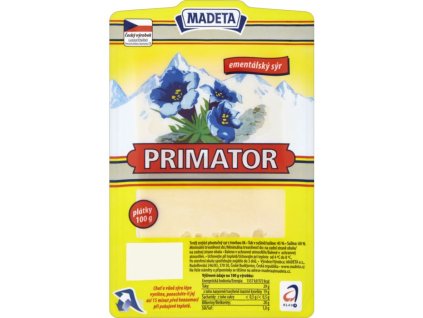 Madeta Primator sýr 100g 45% plátky