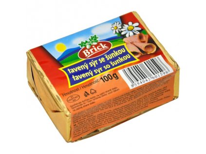 Brick tavený sýr 100g se šunkou